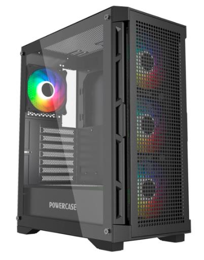 Изображение Корпус PowerCase Ultimate (mATX, ATX, Mini-ITX, черный, без БП)/(CUB-A4)