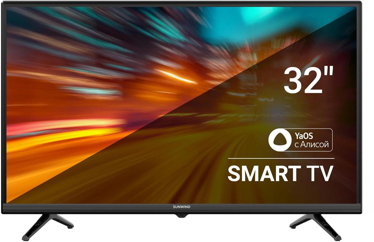 Изображение Телевизор Sunwind SUN-LED32XS305 32" 1080p Full HD Smart TV черный