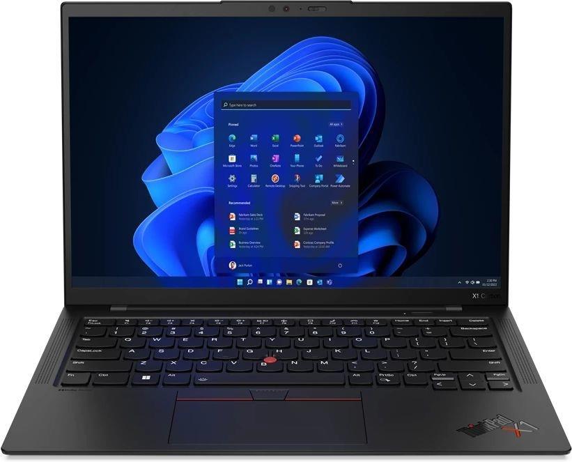 Изображение Ноутбук Lenovo ThinkPad X1 Carbon G11 (Intel 1345U 1600 МГц/ SSD 512 ГБ  /RAM 16 ГБ/ 14" 1920x1200/VGA встроенная/ Windows 11 Pro) (21HNA09MCD)