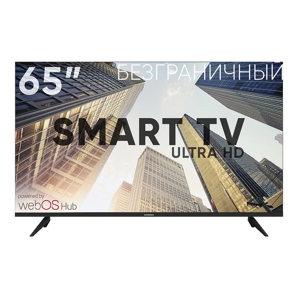 Изображение Телевизор SoundMAX SM-LED65M04SU 65" 4K Ultra HD Smart TV черный