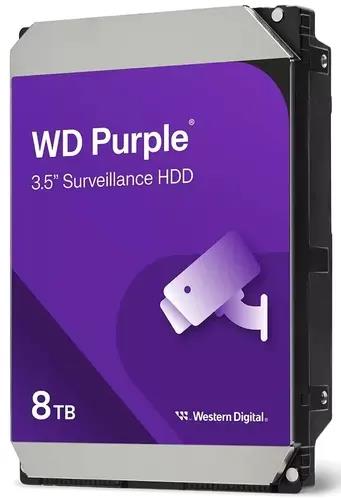 Изображение Жесткий диск 3.5" 8000 ГБ Western Digital Purple, 5640 rpm, 256 МБ