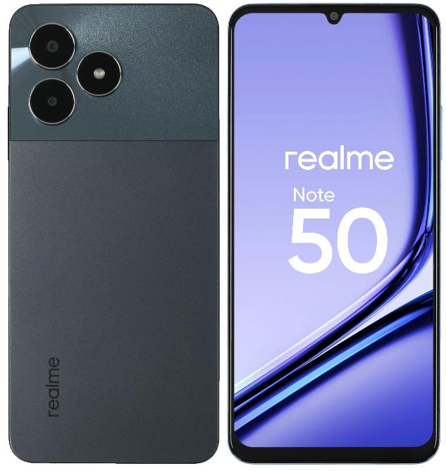 Изображение Смартфон Realme Note 50 (64 Гб/3 Гб) черный