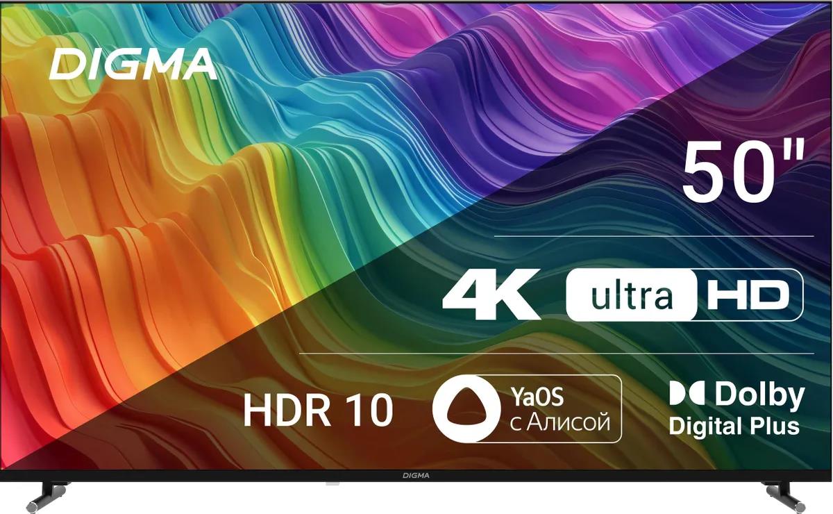 Изображение Телевизор Digma DM-LED50UBB33 50" 4K UHD Smart TV черный