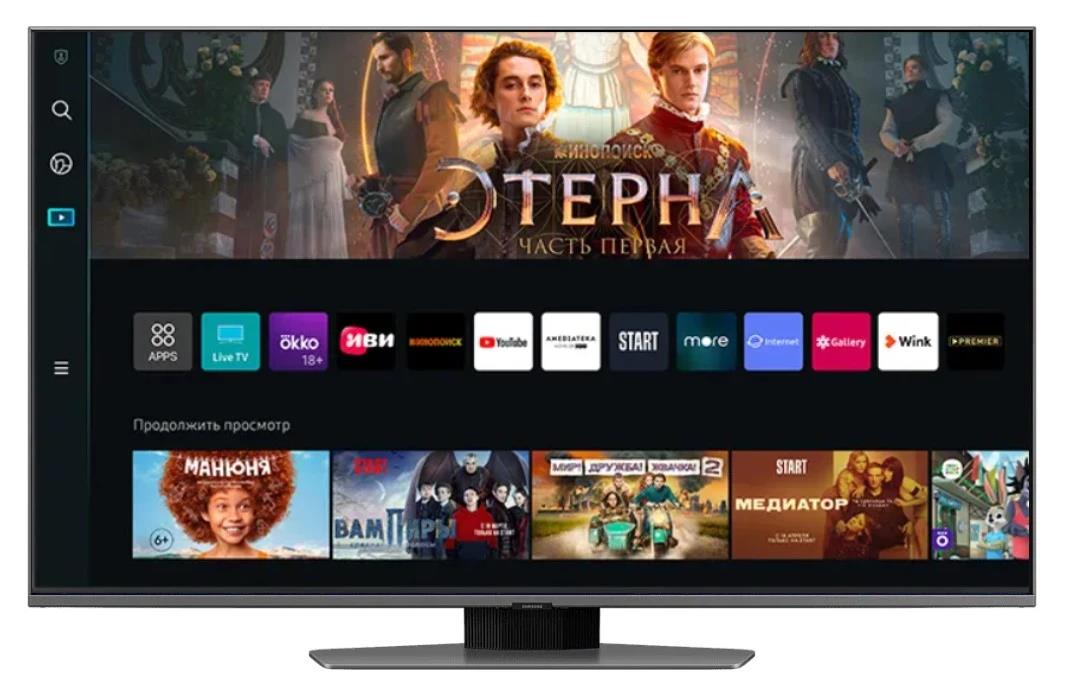 Изображение Телевизор Samsung QE75Q80CAUXCE 75" 4K UHD Smart TV серый