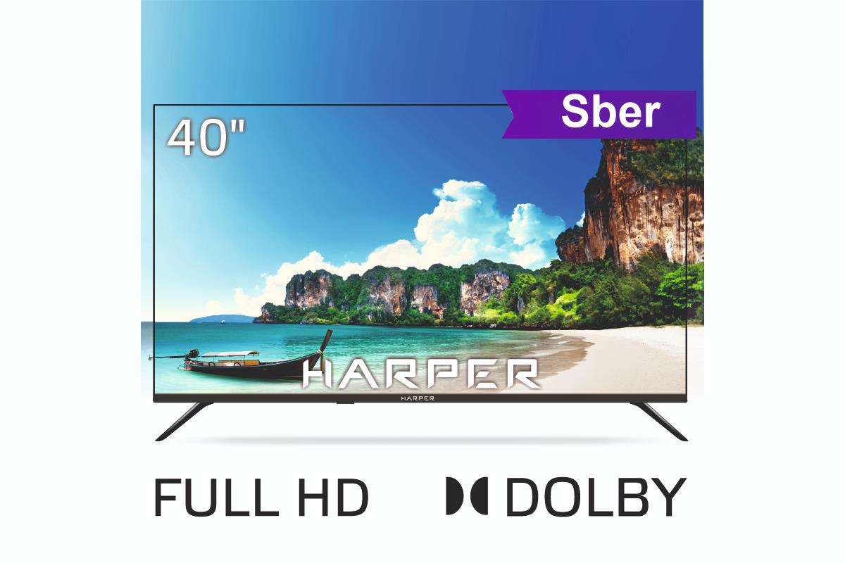 Изображение Телевизор Harper 40F685TS 40" 1080p Full HD Smart TV черный