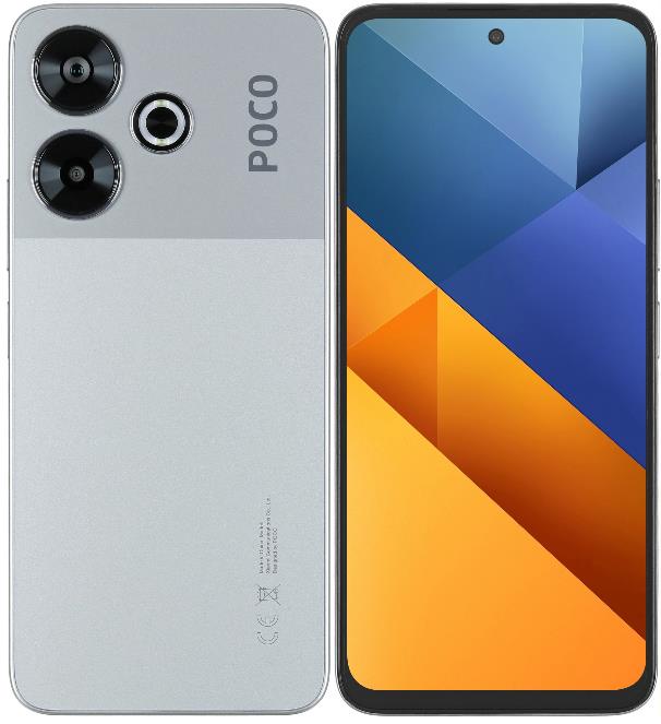 Изображение Смартфон Xiaomi POCO M6 (128 Гб/6 Гб) серебристый