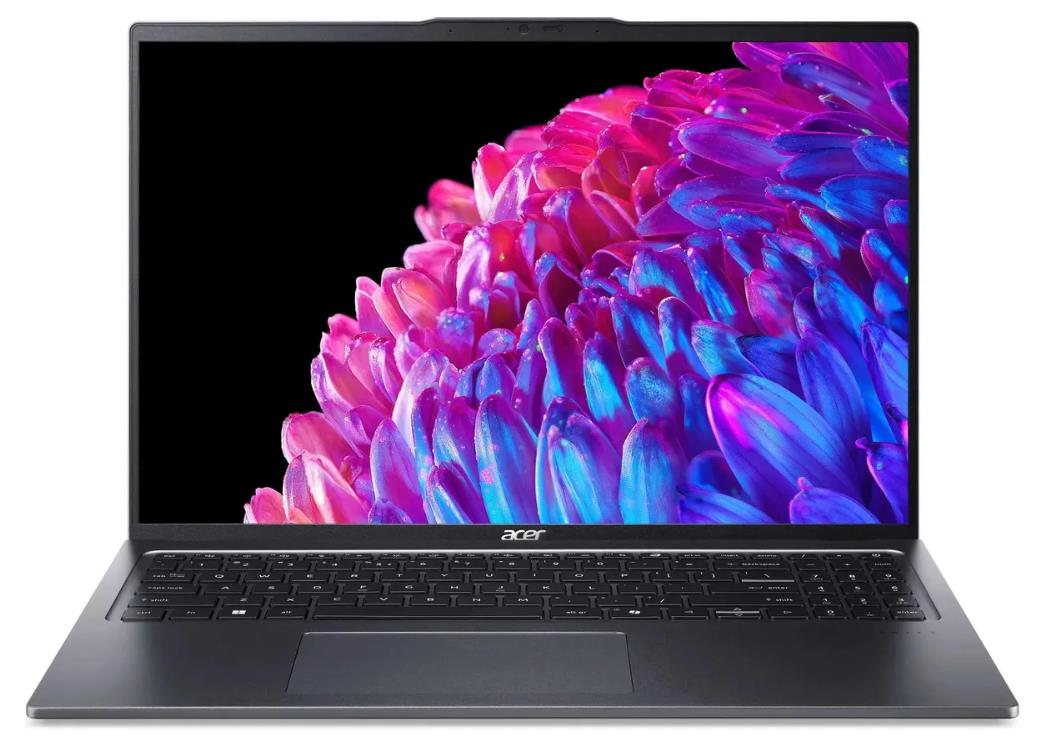 Изображение Ноутбук Acer Swift Go 16 SFG16-72-790F (Intel 155H 1400 МГц/ SSD 1024 ГБ  /RAM 16 ГБ/ 16" 2560x1600/VGA встроенная/ Windows 11 Home) (NX.KUBCD.001)