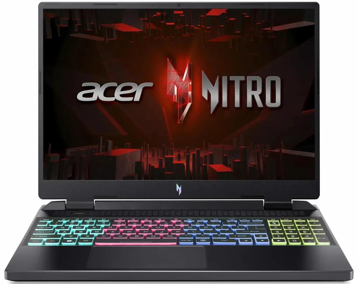 Изображение Ноутбук Acer Nitro 16 AN16-41-R03M (AMD 7735HS 3200 МГц/ SSD 1024 ГБ  /RAM 32 ГБ/ 16" 2560x1600/VGA дискретная/ Windows 11 Home) (NH.QKDCD.004)