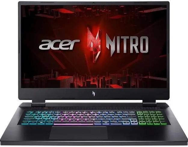 Изображение Ноутбук Acer Nitro 17 AN17-41-R59V (AMD 7735HS 3200 МГц/ SSD 1024 ГБ  /RAM 32 ГБ/ 17.3" 2560x1440/VGA дискретная/ Windows 11 Home) (NH.QL2CD.004)