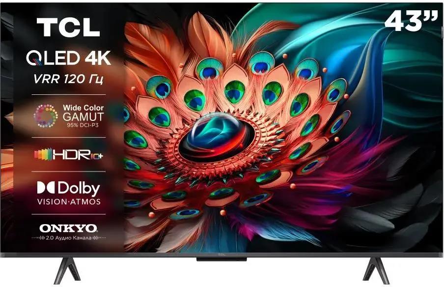 Изображение Телевизор TCL 43C655 43" HDR, 4K Ultra HD Smart TV черный