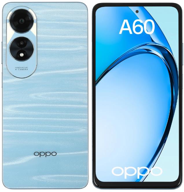 Изображение Смартфон OPPO A60 (256 Гб/8 Гб) голубой