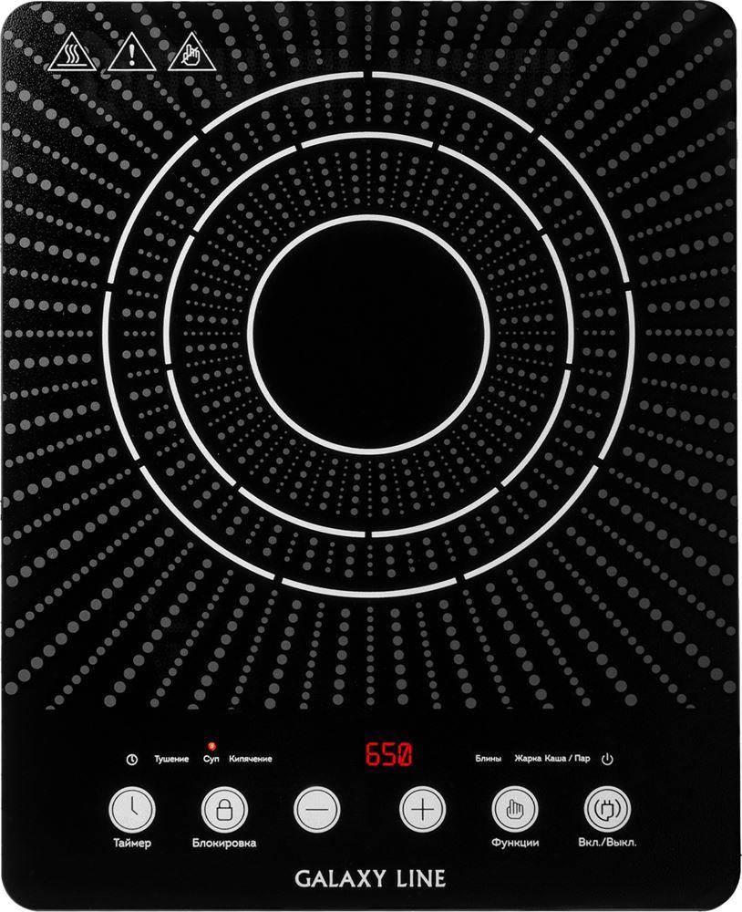 Изображение Плита настольная Galaxy GL3066 (электрическая, стеклокерамика, черный)