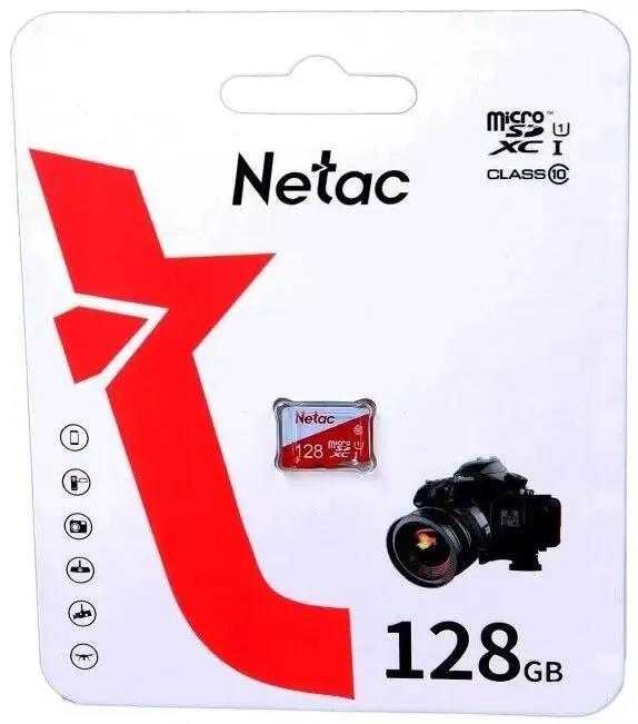 Изображение Карта памяти NETAC MicroSDXC P500 Eco Class 10 128 Гб  NT02P500ECO-128G-S