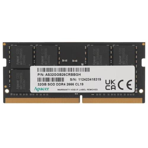 Изображение Оперативная память 1x32 GB DDR4 Apacer ES.32G2V.PRI (21300 МБ/с, 2666 МГц, CL19)